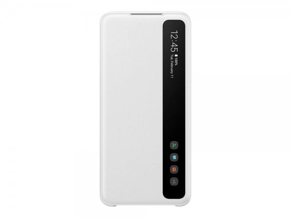 Samsung Original Galaxy S20 Cover Smart Clear View Cover Hvid