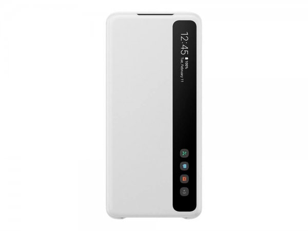 Samsung Original Galaxy S20 Plus Cover Smart Clear View Cover Hvid
