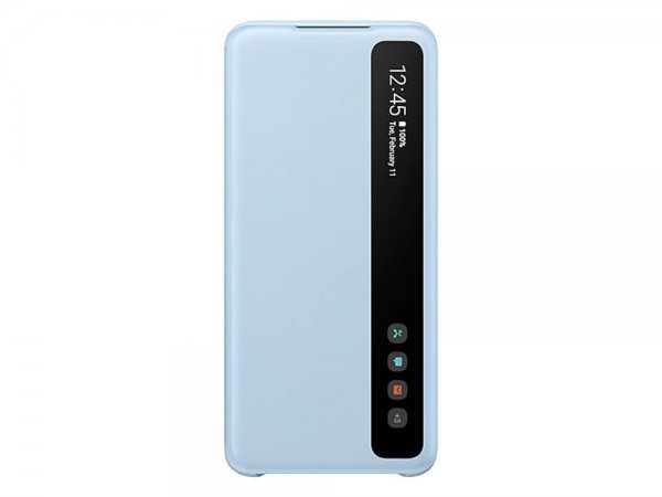 Samsung Original Galaxy S20 Cover Smart Clear View Cover Blå