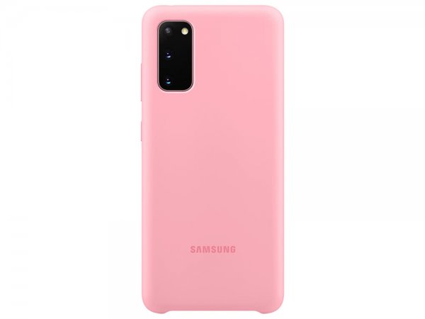 Samsung Original Galaxy S20 Cover Silikone Cover Rosa