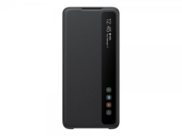 Samsung Original Galaxy S20 Ultra Etui Smart Clear View Cover Sort