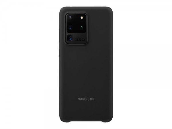 Samsung Original Galaxy S20 Ultra Cover Silikone Cover Sort