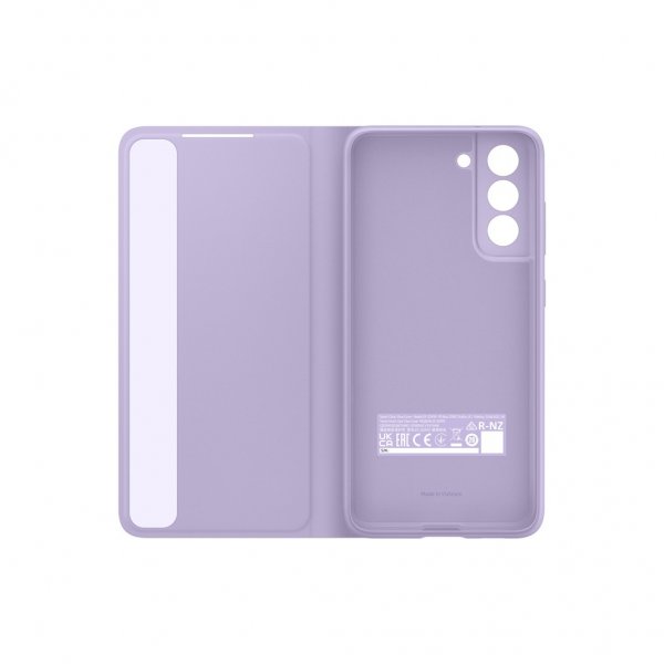 Samsung Original Galaxy S21 FE Etui Smart Clear View Cover Lavendel