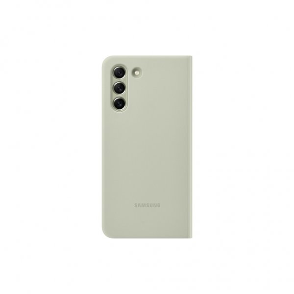 Samsung Original Galaxy S21 FE Cover Smart Clear View Cover Olivengrøn