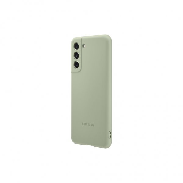 Samsung Original Galaxy S21 FE Cover Silikone Cover Oliven Grøn