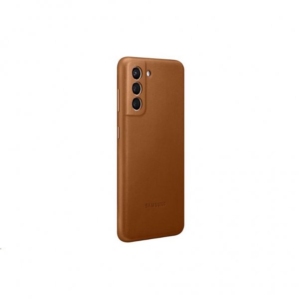 Samsung Original Galaxy S21 Cover i læder, Brun