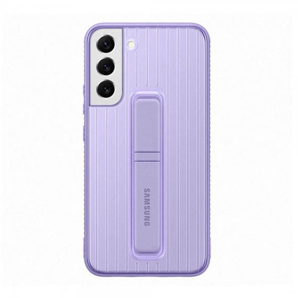 Samsung Original Galaxy S22 Cover Protective Standing Cover Lavender