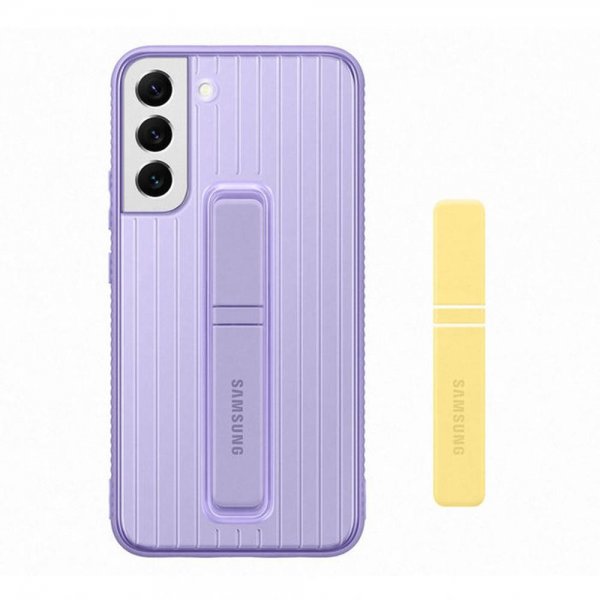 Samsung Original Galaxy S22 Cover Protective Standing Cover Lavender