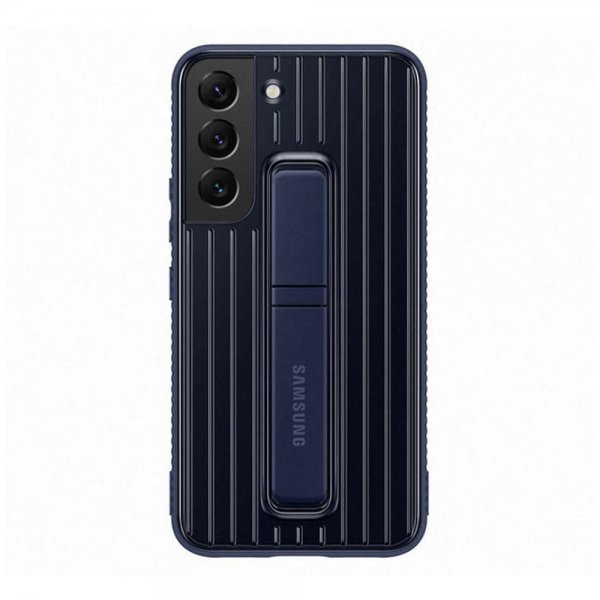 Samsung Original Galaxy S22 Cover Protective Standing Cover Navy