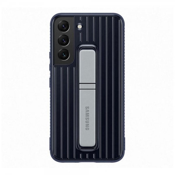 Samsung Original Galaxy S22 Cover Protective Standing Cover Navy