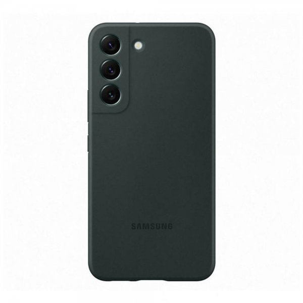 Samsung Original Galaxy S22 Cover Silikone Mørkegrøn
