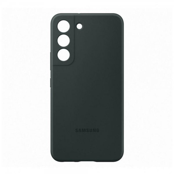 Samsung Original Galaxy S22 Cover Silikone Mørkegrøn