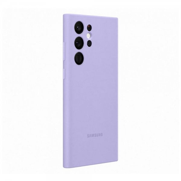 Samsung Original Galaxy S22 Ultra Cover Silikone Lavendel