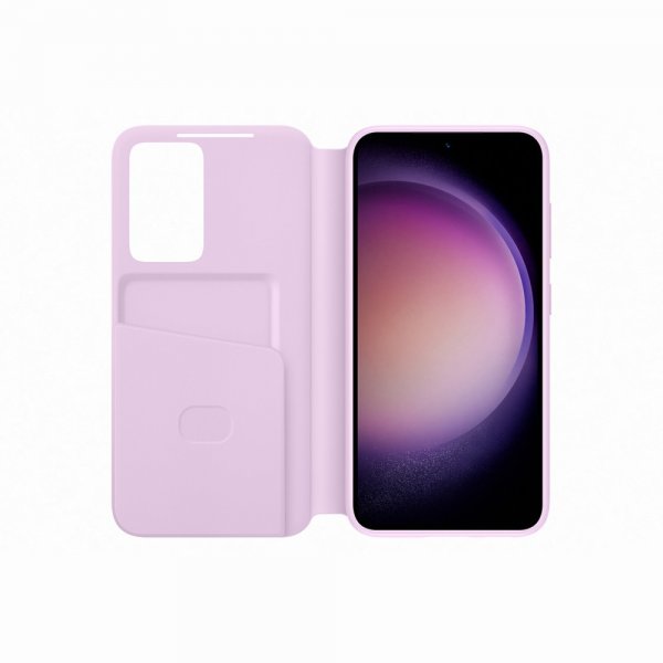 Samsung Original Galaxy S23 Plus Cover Smart View Wallet Case Lavender