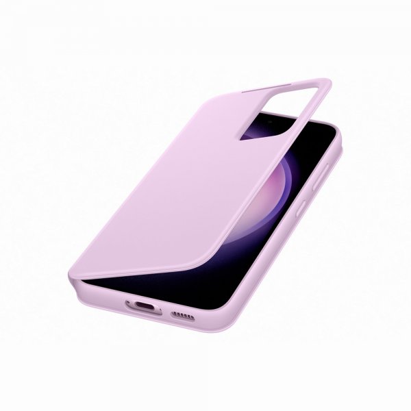 Samsung Original Galaxy S23 Plus Cover Smart View Wallet Case Lavender