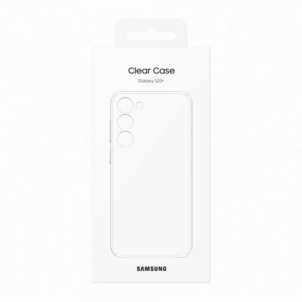 Samsung Original Galaxy S23 Plus Cover Klart Etui Gennemsigtig