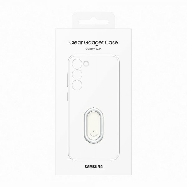 Samsung Original Galaxy S23 Plus Cover Clear Gadget Case Transparent
