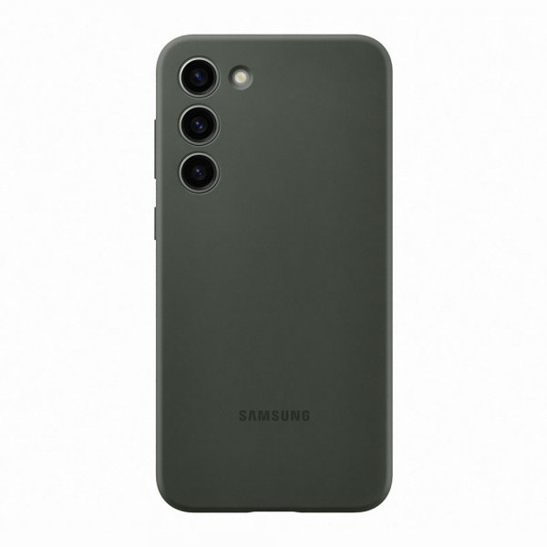 Samsung Original Galaxy S23 Plus Cover Silikonecover Khaki