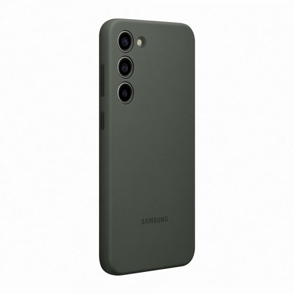 Samsung Original Galaxy S23 Plus Cover Silikonecover Khaki