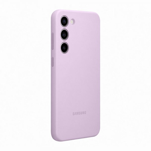Samsung Original Galaxy S23 Plus Cover Silikone Cover Lavendel