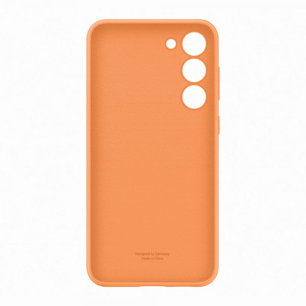Samsung Original Galaxy S23 Plus Cover Silicone Cover Orange
