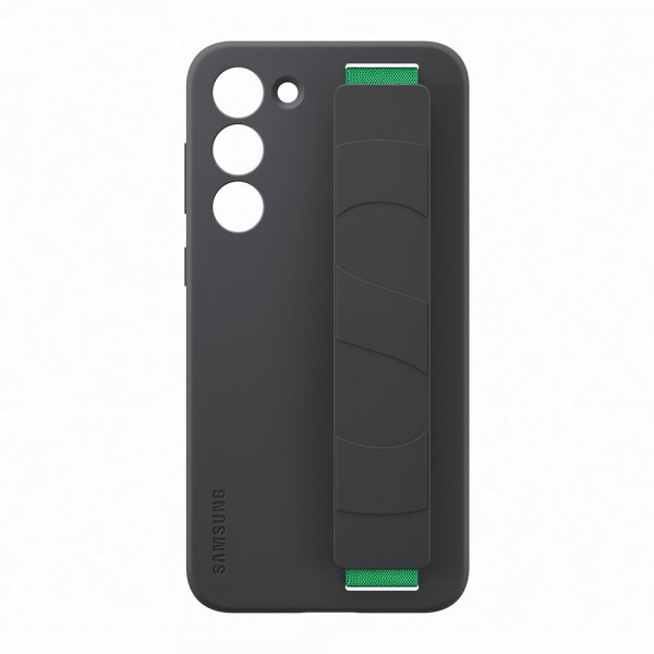 Samsung Original Galaxy S23 Plus Skal Silicone Grip Cover Sort