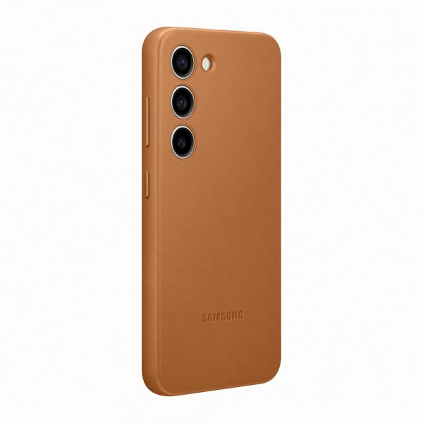 Samsung Original Galaxy S23 Cover i læder, Camel