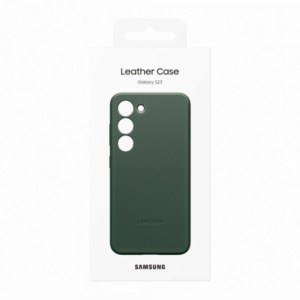 Samsung Original Galaxy S23 Cover i Læder Grøn