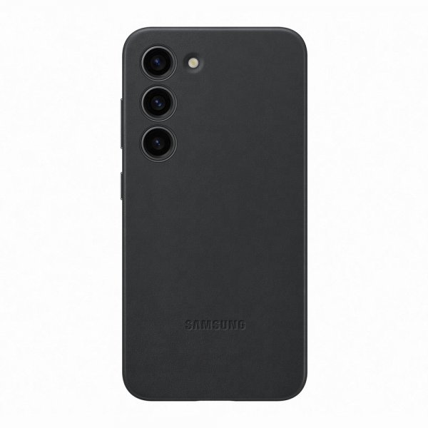 Samsung Original Galaxy S23 Skal Læder Cover Sort