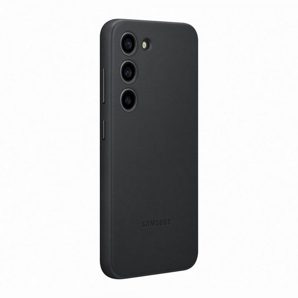 Samsung Original Galaxy S23 Skal Læder Cover Sort