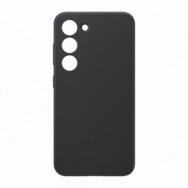 Samsung Original Galaxy S23 Skal Læder Cover Sort