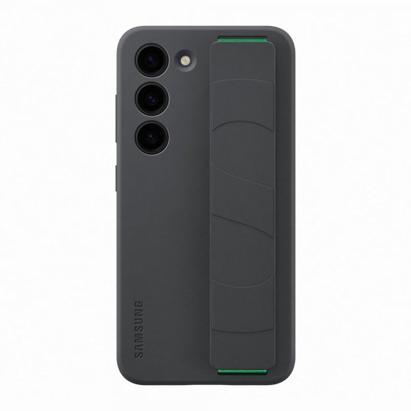 Samsung Original Galaxy S23 Cover Silikone Grip Case Sort