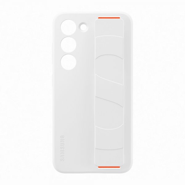 Samsung Original Galaxy S23 Cover Silicone Grip Case Hvid