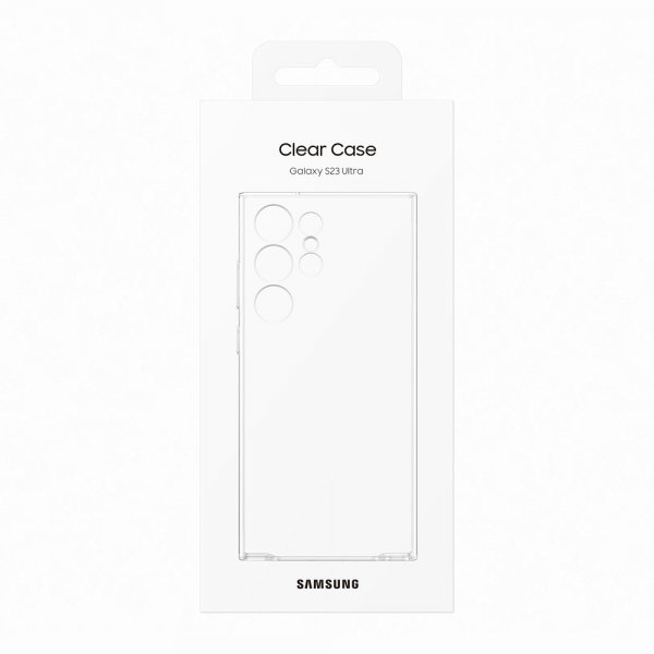 Samsung Original Galaxy S23 Ultra Cover Clear Case Transparent