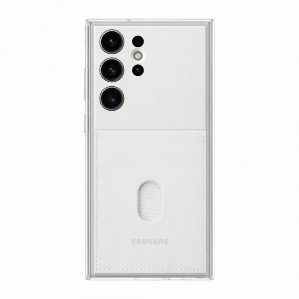 Samsung Original Galaxy S23 Ultra Cover Frame Case Hvid