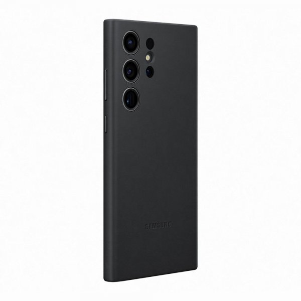 Samsung Original Galaxy S23 Ultra Cover i Læder Sort