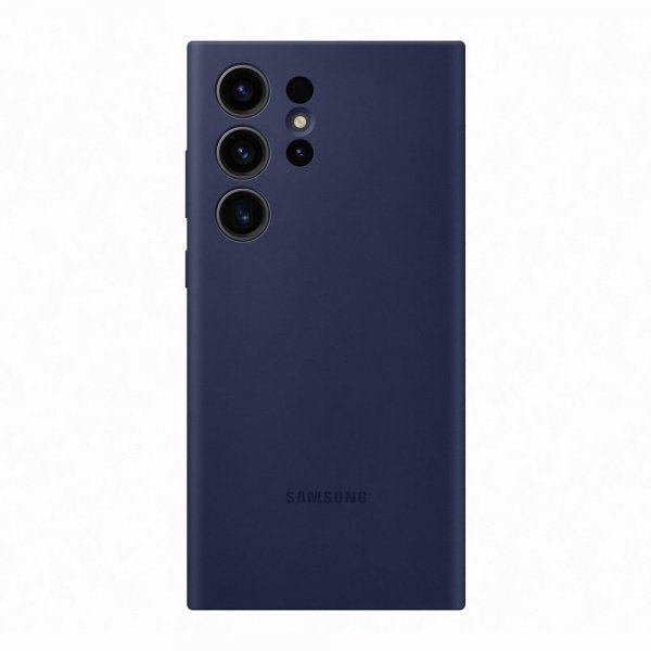 Samsung Original Galaxy S23 Ultra Cover Silikone Cover Navy
