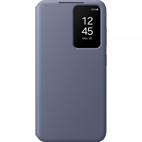 Samsung Original Galaxy S24 Cover Smart View Wallet Case Violet
