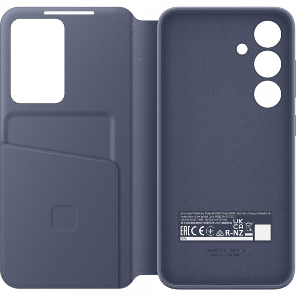 Samsung Original Galaxy S24 Cover Smart View Wallet Case Violet