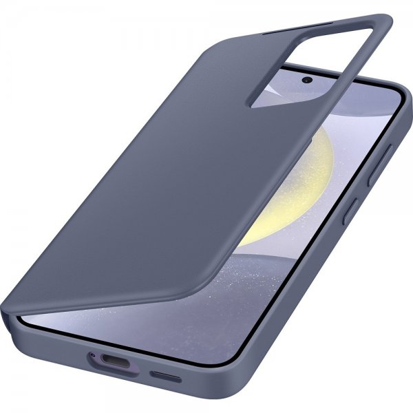 Samsung Original Galaxy S24 Cover Smart View Wallet Case Violet