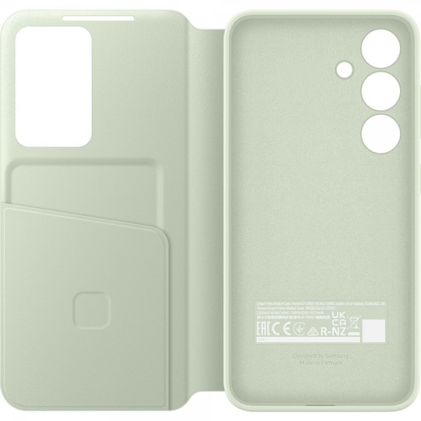 Samsung Original Galaxy S24 Plus Cover Smart View Wallet Case Light Green