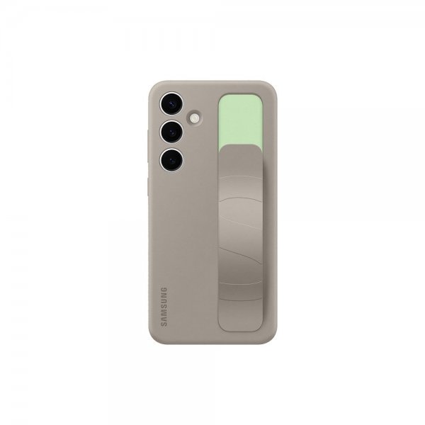 Samsung Original Galaxy S24 Plus Cover Standing Grip Case Taupe