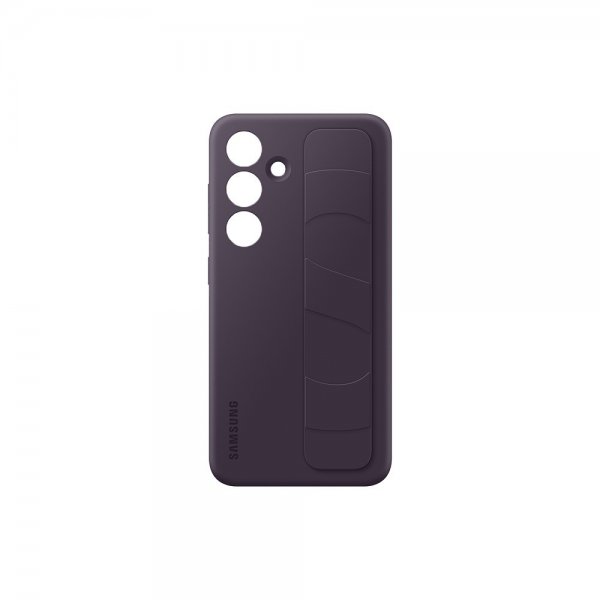 Samsung Original Galaxy S24 Cover Standing Grip Case Dark Violet