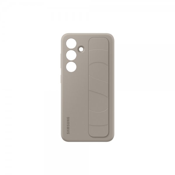 Samsung Original Galaxy S24 Cover Standing Grip Case Taupe