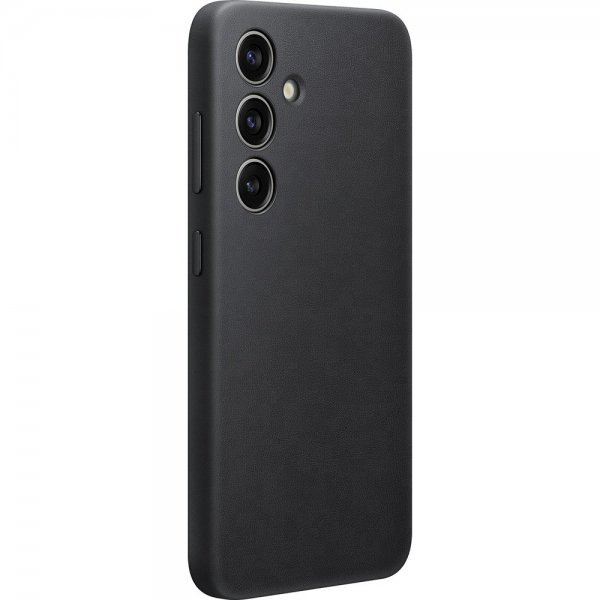Samsung Original Galaxy S24 Cover Vegansk Læder Sort