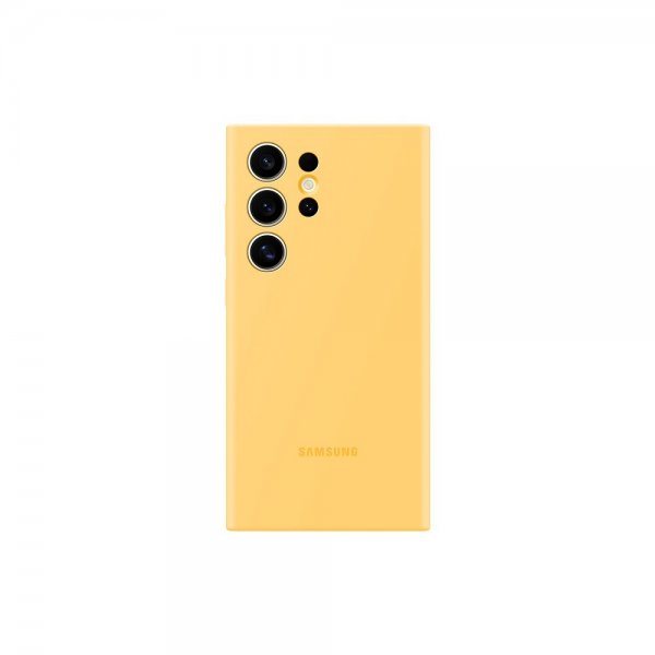 Samsung Original Galaxy S24 Ultra Cover Silikone Cover Gul
