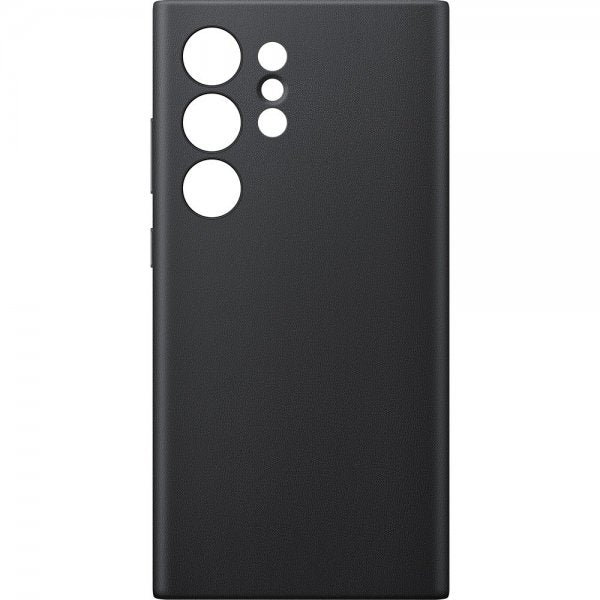 Samsung Original Galaxy S24 Ultra Cover Vegansk Læder Sort