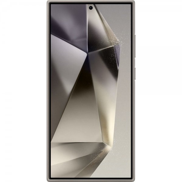 Samsung Original Galaxy S24 Ultra Cover Vegansk Læder Etui Taupe