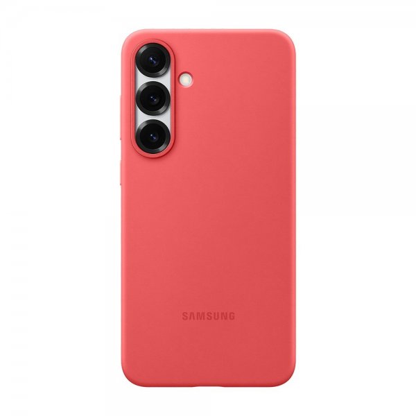 Samsung Original Galaxy S25 Plus Cover Silikone Cover Rød