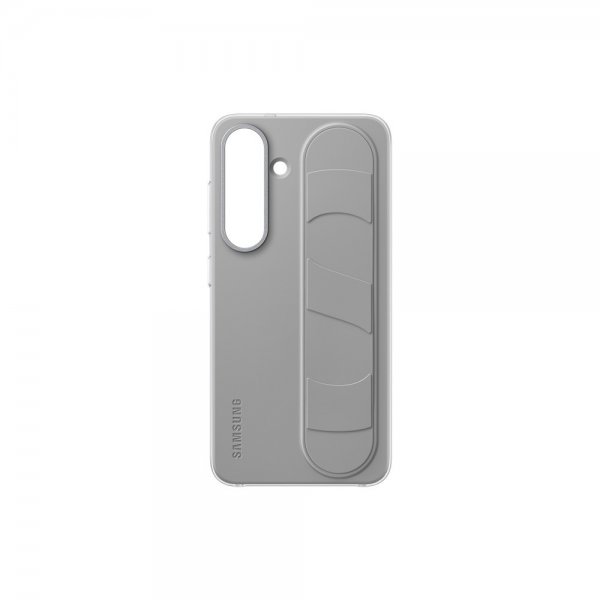 Samsung Original Galaxy S25 Cover Standing Grip Case Grå
